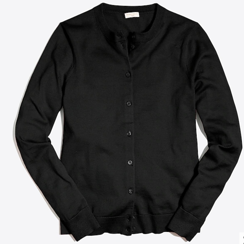 NEW NWT J. Crew Factory Classic Cotton Color: Black Style# E5957